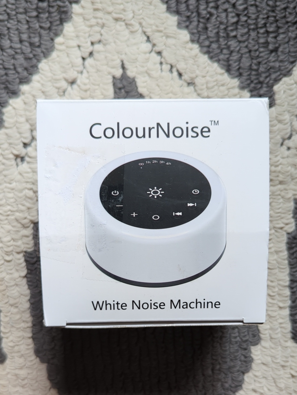 Brand New ColourNoise White Noise Machine 30 Different Sounds Night Light Memory